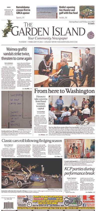 Garden Island Front Page