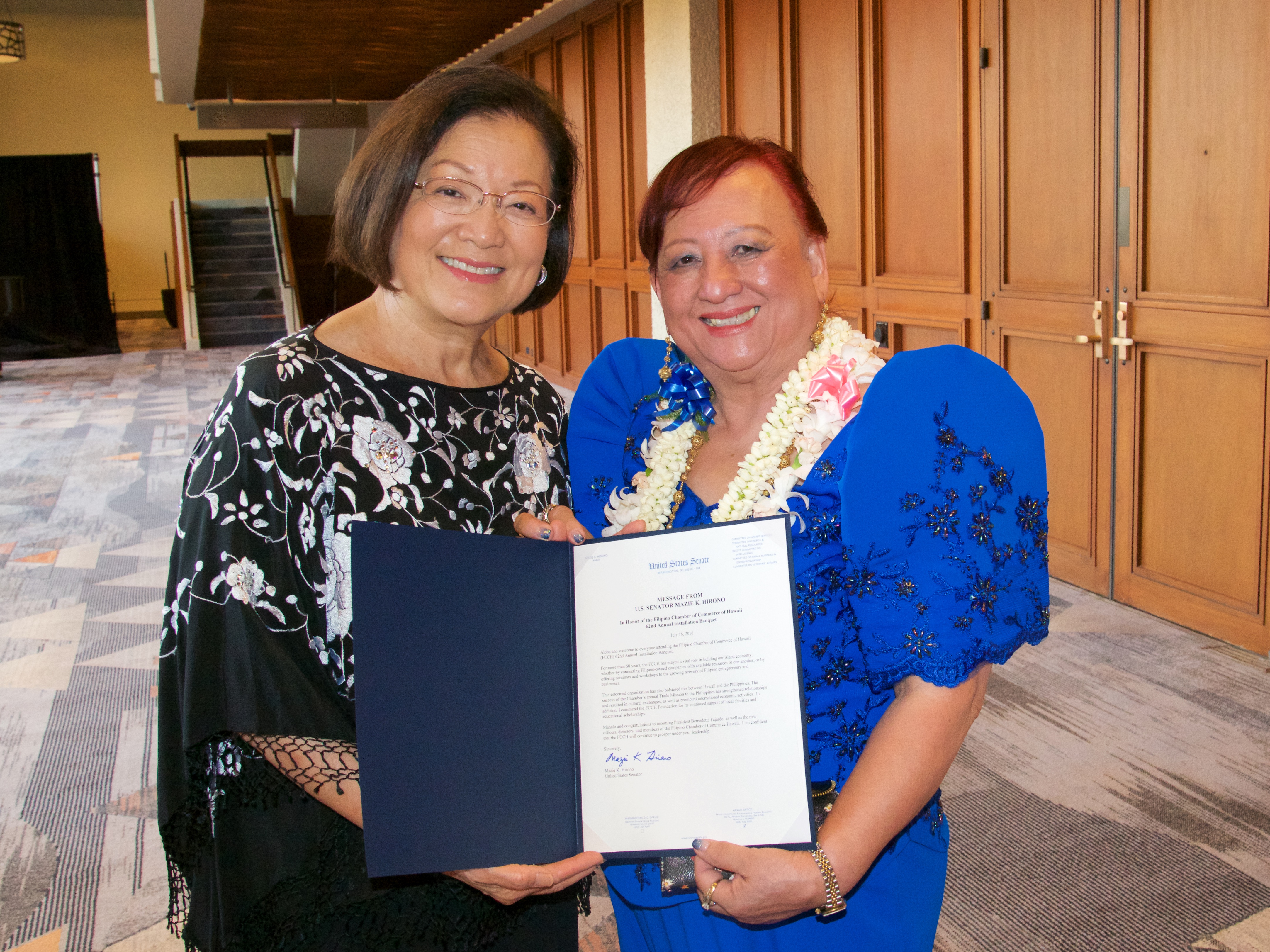 Hirono and Fajardo