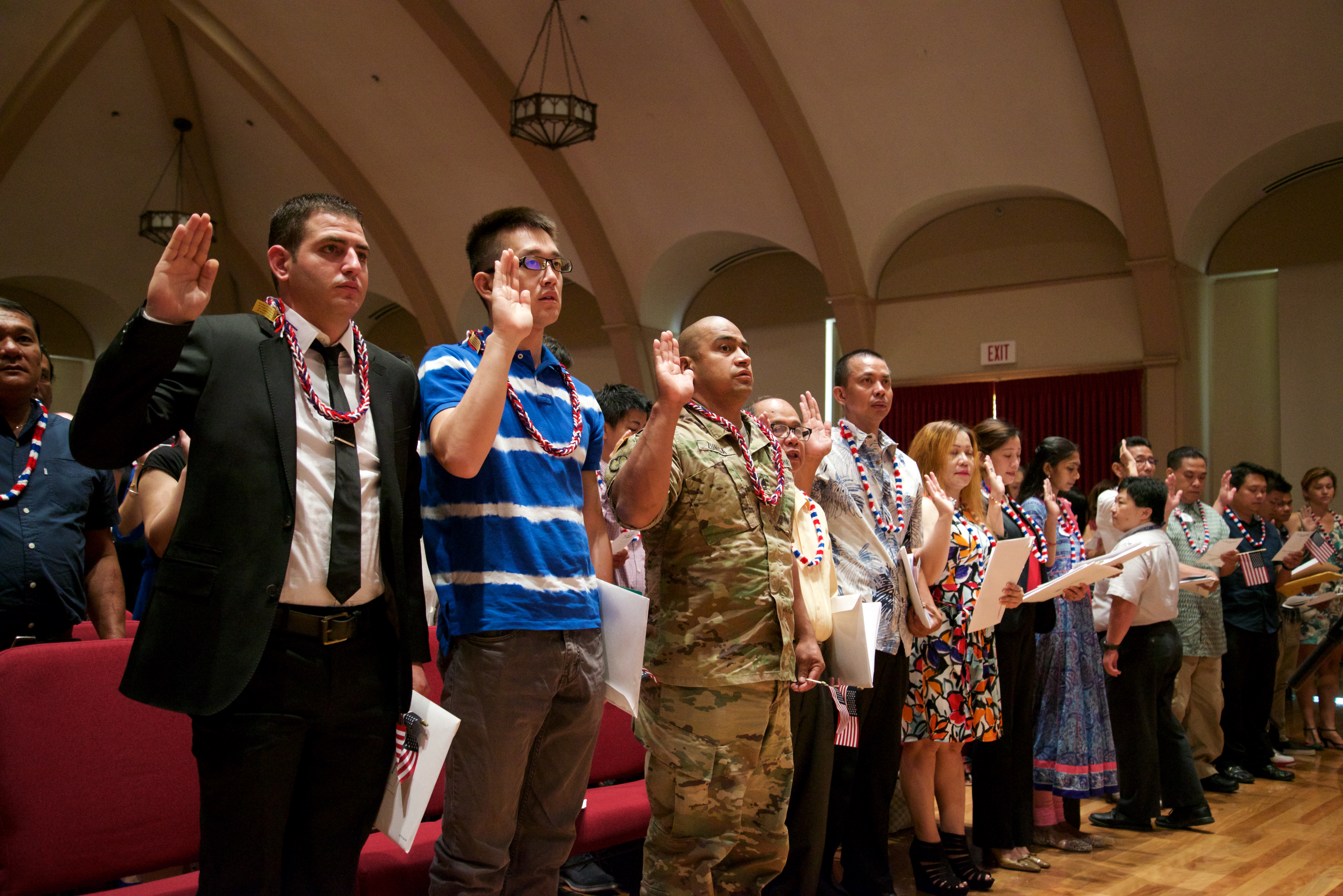 Swearing in